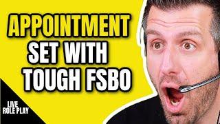 Listing Appointment Set With TOUGH FSBO! (The BEST FSBO Script)