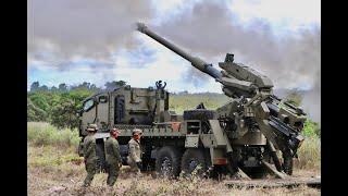 Phil Army Artillery Regiment conducts a Live Fire Exercise of the ATMOS 2000 Self Propelled Howitzer