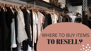 Where to Buy Items to Resell on Amazon and eBay for a Profit