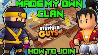 Opening My Own Clan  |  How To Join DBM Clan | Best Clans Of Stumble Guys