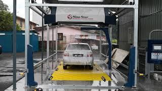 touchless car wash equipment from Sino Star in Malaysia