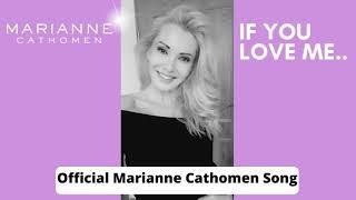 Marianne Cathomen - official song - If you love me (Cover) Feb 2021