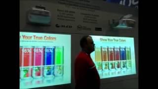 EPSON 3LCD vs OPTOMA DLP @Bett Show 2013