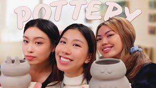 I tried POTTERY for the first time... ft. Tiffany and Nancy