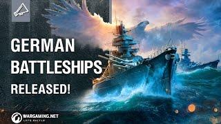 World of Warships - German Battleships Released!