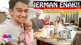 MAKANAN JERMAN BUATAN MERTUA BULE AMERIKA INI ENAK BANGET! WORLD FOOD TOUR - GERMANY | ENG + ID SUBS