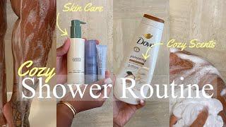 MY FALL SHOWER ROUTINE| Cozy scents, BODY CARE, HYGIENE TIPS, SILK PRESS, & SKIN CARE