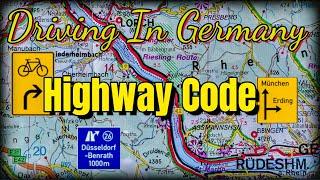 Driving Motorhome Germany  Highway Code Know Your Road Signs