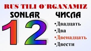 SONLAR. Русча-узбекча лугат. ЦИФРЫ.