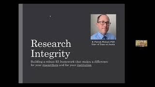 Webinar: Research integrity and responsible conduct of research