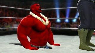 ULTIMATE RED HULK VS HULK - WWE Last Man Standing Match