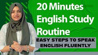 Best Daily Routine To Speak English Fluently | For All English Learners | English With Me