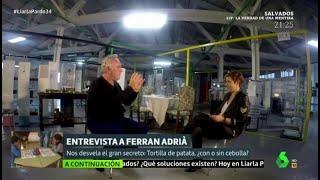 Ferran Adrià desvela el gran secreto: ¿tortilla de patata con o sin cebolla?