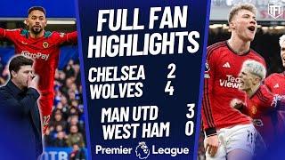 Garnacho on FIRE! Man Utd 3-0 West Ham Highlights! Chelsea DESTROYED! Chelsea 2-4 Wolves!