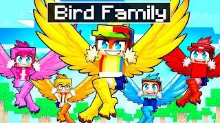 Having a BIRD FAMILY in Minecraft!