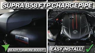 BMW SUPRA B58 CHARGEPIPE INSTALL!  FTP MOTORSPORTS.