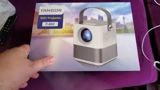 FANGOR WiFi Projector, 200 Inch Display&1080P Supported Review