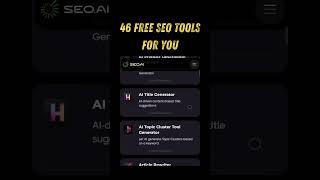 46 Free SEO Tools for you #seo #digitalmarketing #tools #shorts #makemoneyonline #freeaitools