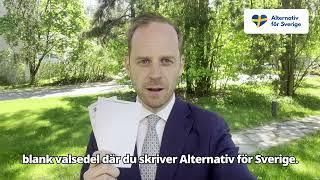 Nu inleds förtidsröstningen! Gå och rösta på Alternativ för Sverige!