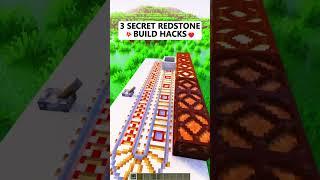 3 SECRET REDSTONEBUILD HACKS️‍ (Love Me Not) #shorts #minecraft