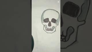 How to draw a skull #art #coversong #preetylittlebaby