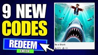 ROBLOX BE A SHARK CODES 2024!! | BE QUICKLY |