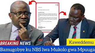 BREAKING NEWS! SIMON KAGGWA NJALA BAMUWUMMUZA KU NBS OKUMALA ENNAKU 14 LWA MPUUGA