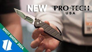 Manual Button Lock TR-3! New Pro-Tech Knives 2024