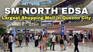 Biggest Shopping Mall in Quezon City! SM NORTH EDSA - 2024 Night Tour | Metro Manila, Philippines