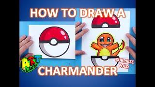 How to Draw CHARMANDER SURPRISE FOLD!!!