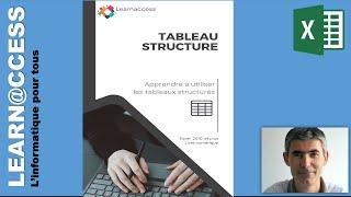 Ebook - Comprendre et Maîtriser les Tableaux structurés