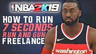 NBA 2K19 Tutorial - 7 SECONDS FREELANCE (Push The Pace!) | 2K Film Room