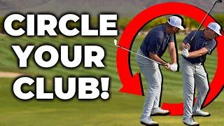 CIRCLE Your Clubhead To Transition From A Steep To Shallow Golf Swing