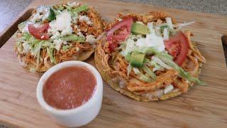 Chicken Tinga Tostada Recipe