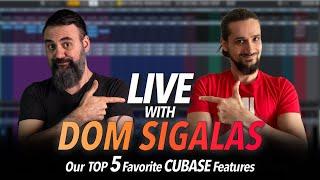 Our TOP 5 Favorite CUBASE Features with Dom Sigalas (Live Q&A)