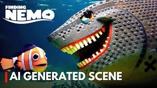 AI Builds AMAZING LEGO Scene of Finding Nemo's Bruce!