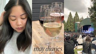 may diaries in vancouver | fiancé's grad & bday, honne concert, winery, and more