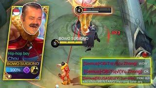 CHOUBOWO.EXE - KETEMU ORANG ORANG LUCU BIKIN NGAKAK mobile legends funny moments