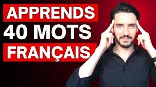 LEARN 40 French words and expressions & PRONOUNCE