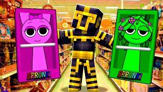 COMPRÉ LOS JUGUETES DE SPRUNKI EN MINECRAFT 