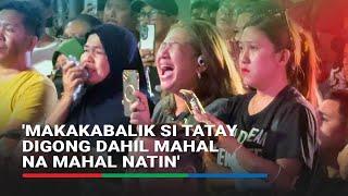 WATCH: Duterte supporters emotional over ex-president's arrest, departure | ABS-CBN News