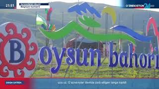 Surxondaryoda «Boysun bahori» xalqaro folklor festivali boshlandi