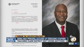 Sources say district doing nothing about Serra High School principal's bad behavior