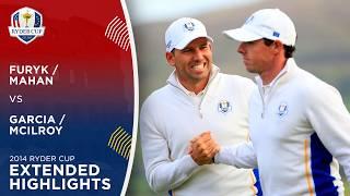 Sergio Garcia & Rory McIlroy vs Jim Furyk & Hunter Mahan | Extended Highlights | 2014 Ryder Cup