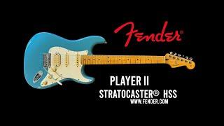 FENDER: Player II Stratocaster® HSS - Aquatone Blue + Tone Master Pro