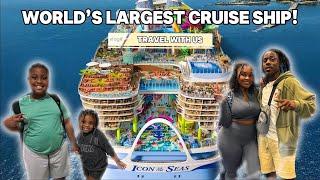 Travel With Us to the WORLDS LARGEST CRUISE SHIP!!  ️ #vlog #youtube #vacation #youtubeshorts