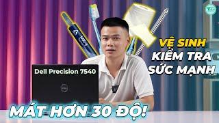 Hướng dẫn tra keo Dell Precision 7540: RẤT MÁT - Test game thực tế