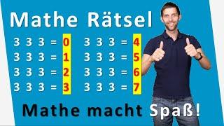 Mathe Rätsel: 3-ergleichungen lösen - mit Spaßfaktor | Mathematik