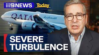 Twelve injured as Qatar Airways plane hits turbulence on flight to Dublin | 9 News Australia