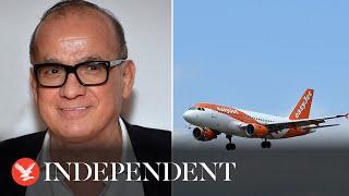 Dragons' Den star Touker Suleyman rants at easyJet staff over flight 'delayed by four days'